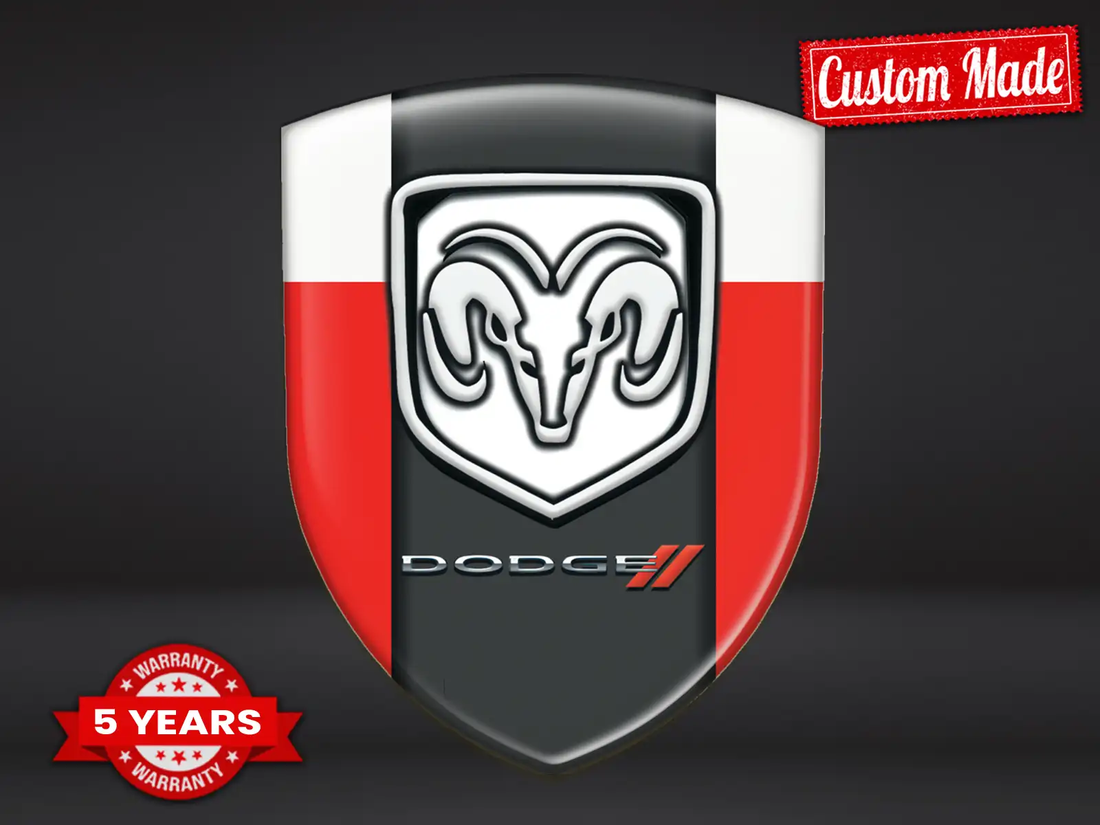 Dodge Décalcos Fenêtre Auto Sport Course Qualité